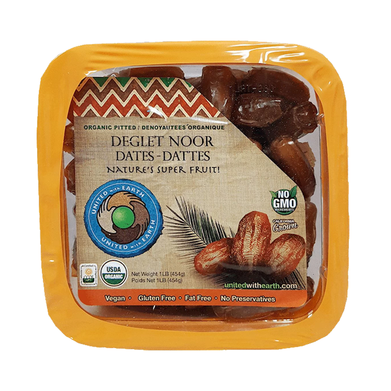 Picture of United With Earth Organic Medjool Noor Dates - 1lb