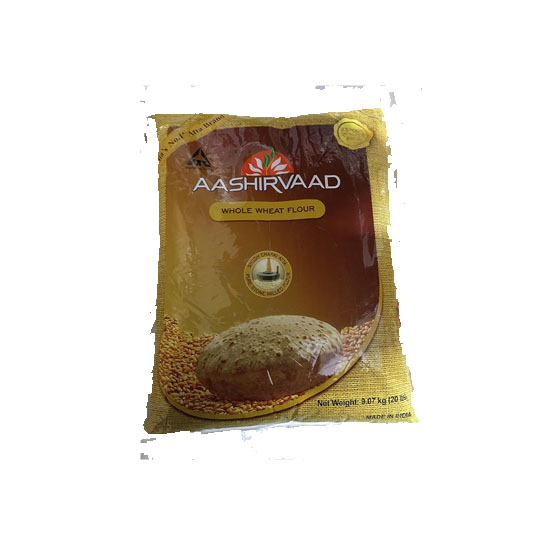 Picture of Aashirvaad Whole Wheat Flour Atta-20lb