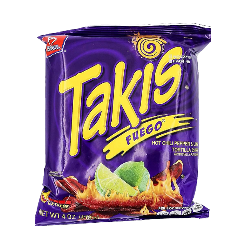 Picture of Barcel Takis Fuego Hot Chili Pepper & Lime - 113g