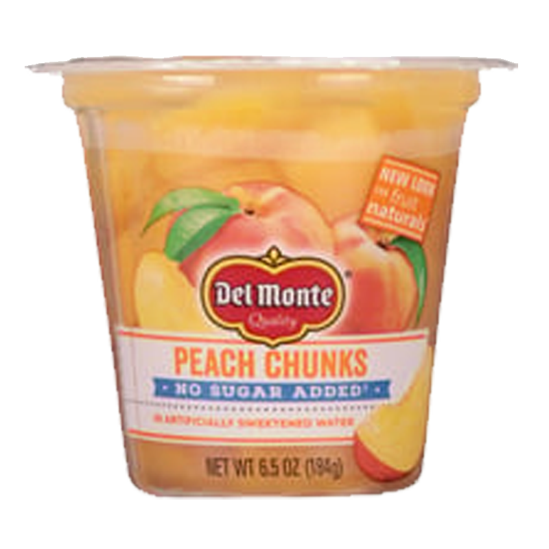 Picture of Del Monte Yellow Cling Peach Chunks No Sugar - 7oz