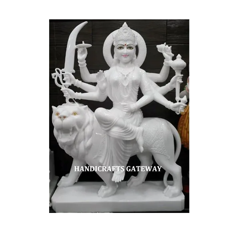 Picture of S White CP Durga Statue