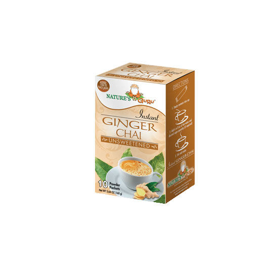 Picture of Natures Guru Organic Turmeric Ginger Tea - 50g*25