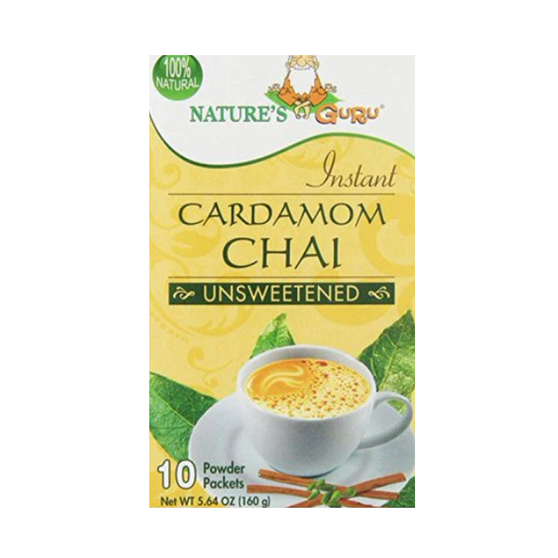 Picture of Natures Guru Cardamom Chai Unsweetend Tea Bags - 160g*10