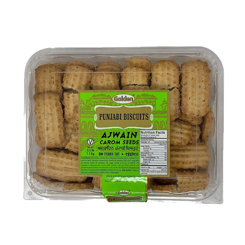Picture of Golden Punjabi Ajwain Biscuit - 2.5lb