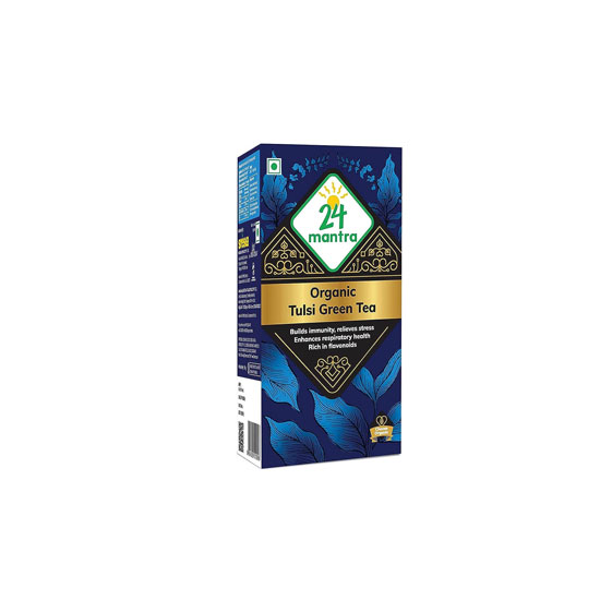 Picture of 24 Mantra Organic Tulsi Green Tea-375g