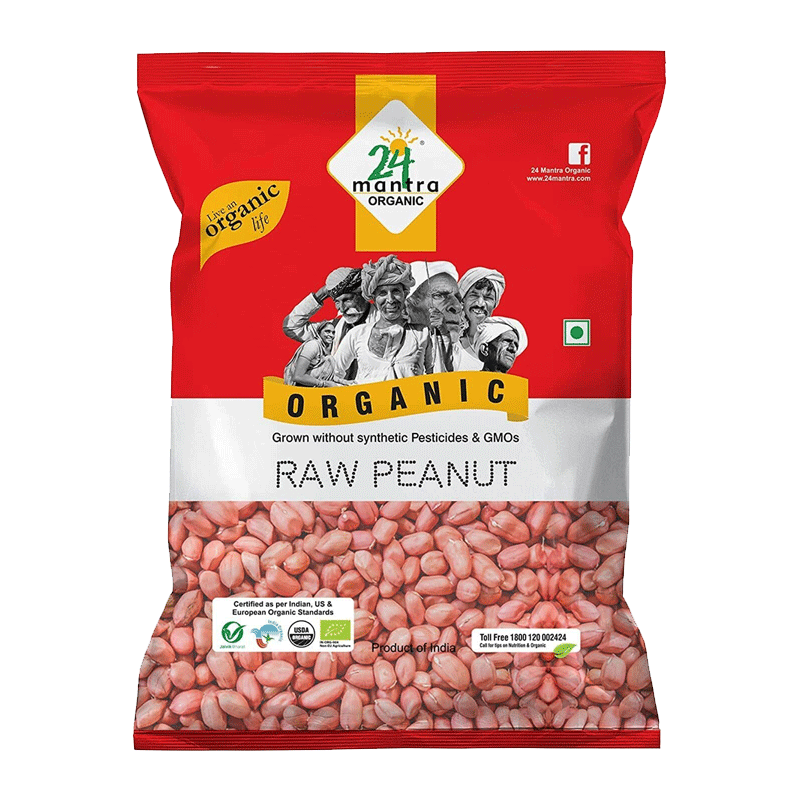 Picture of 24 Mantra Organic Raw Peanut - 800g