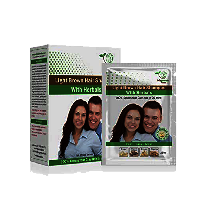 Picture of Biogreen Roots Dark Brown Shampoo 25ml*5