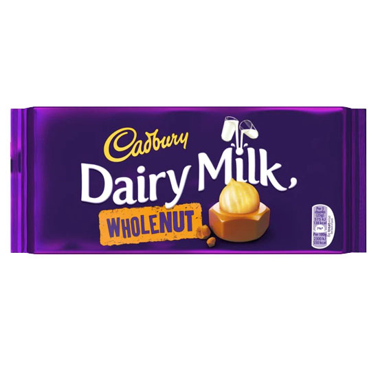 Picture of Cadbury Dairy Milk Whole Nut-180g