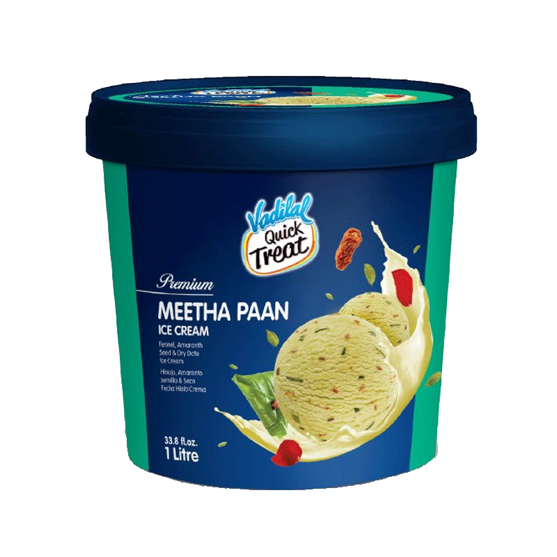 Picture of Vadilal Meetha Paan Ice Cream FRZ - 1lt
