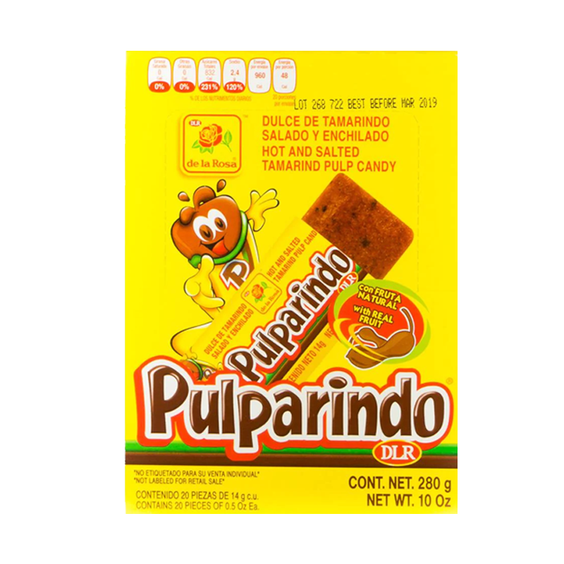 Picture of De La Rosa Mexican Pulparindo Tamarind Candy - 20*280g