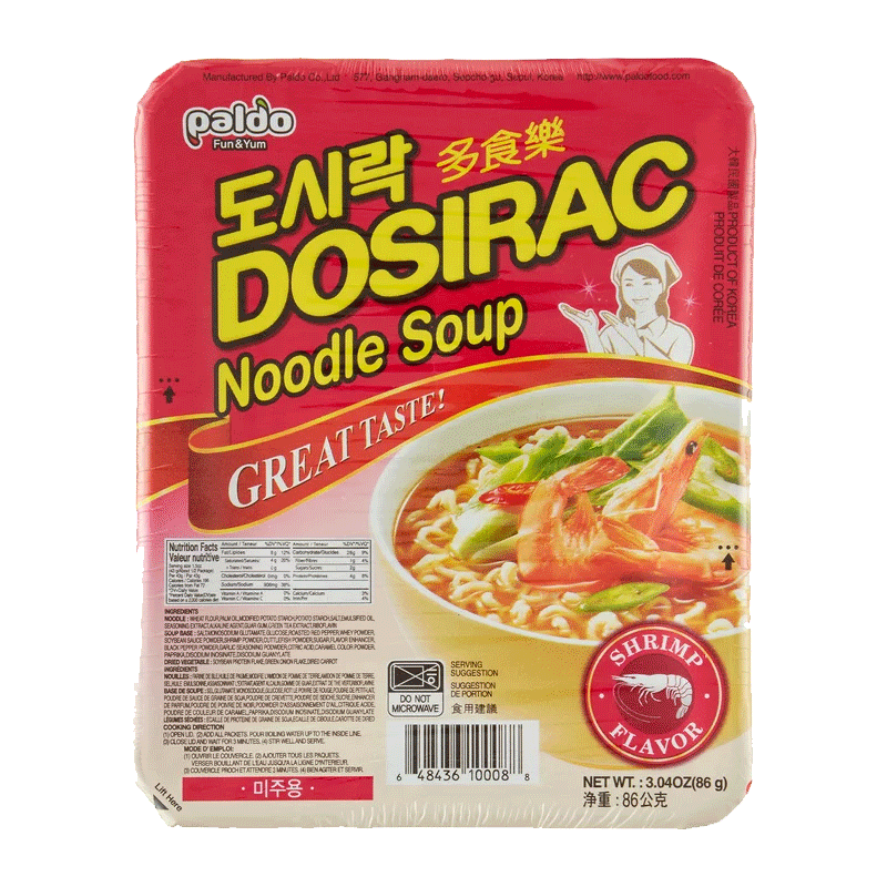 Picture of Paldo Dosirac Instant Noodles Shrimp - 86g