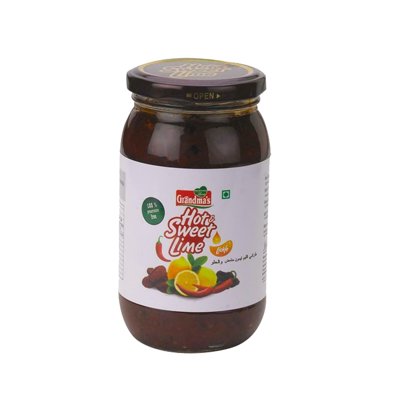 Picture of Grandmas Lime Hot & Sweet Pickle - 400g
