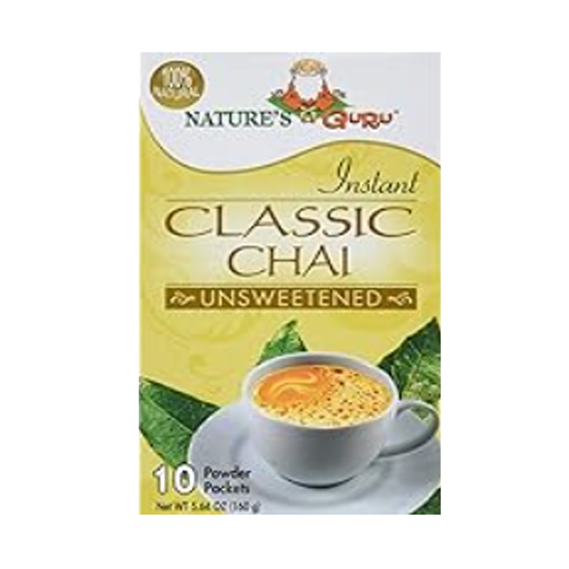 Picture of Natures Guru Vanilla Chai Unsweetened Tea Bags - 160g*10