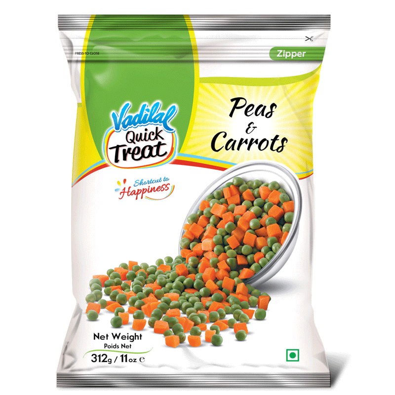 Picture of Vadilal Peas & Carrots IQF - 312g