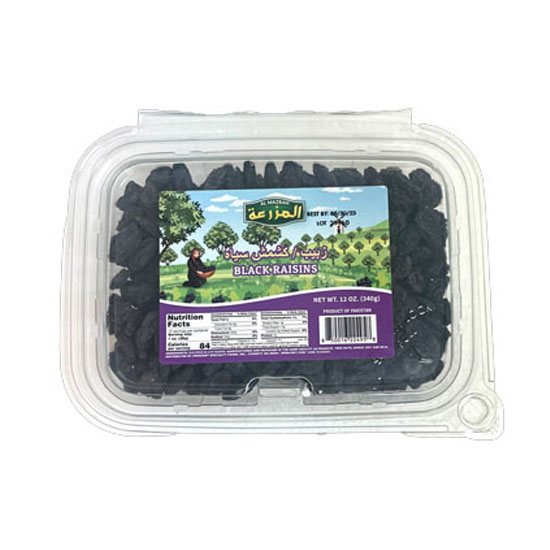 Picture of AL Mazrah Black Raisins - 12oz