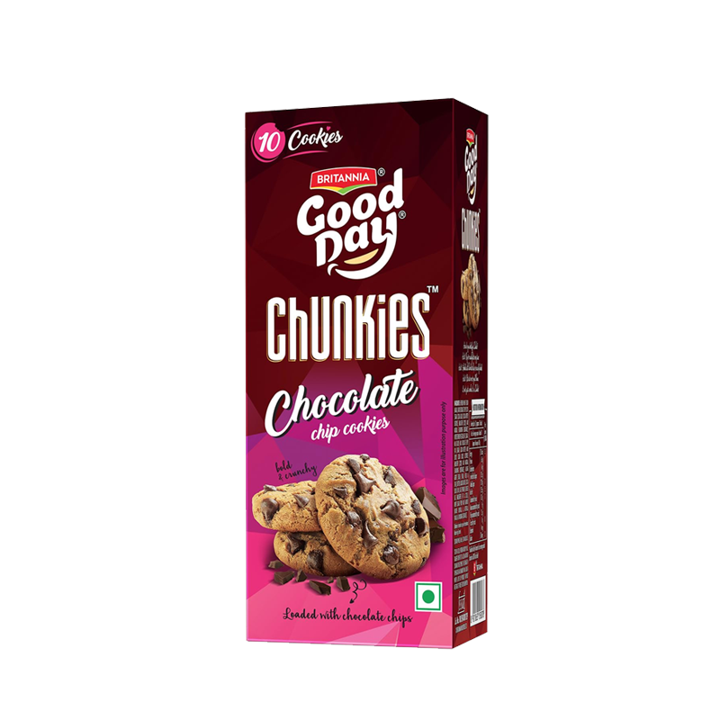 Picture of Britannia Good Day Chunkies Chocochip - 120g