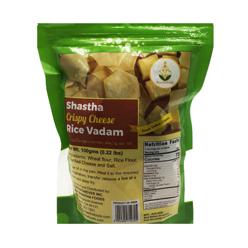 Picture of Shastha Crispy Cheese Rice Vadam - 100g