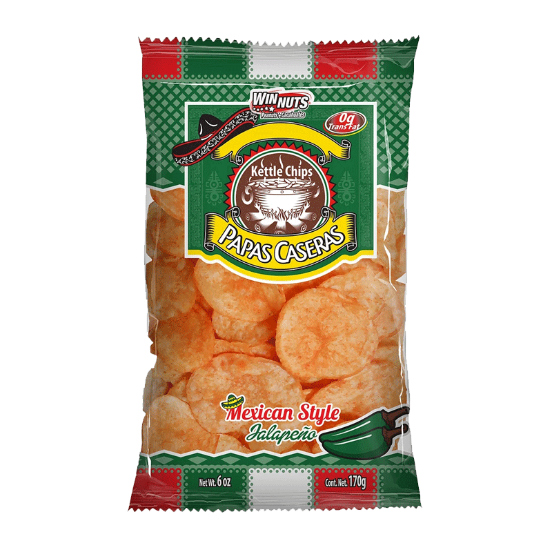 Picture of Papas Caseras Jalapeno Potato Chips - 170g