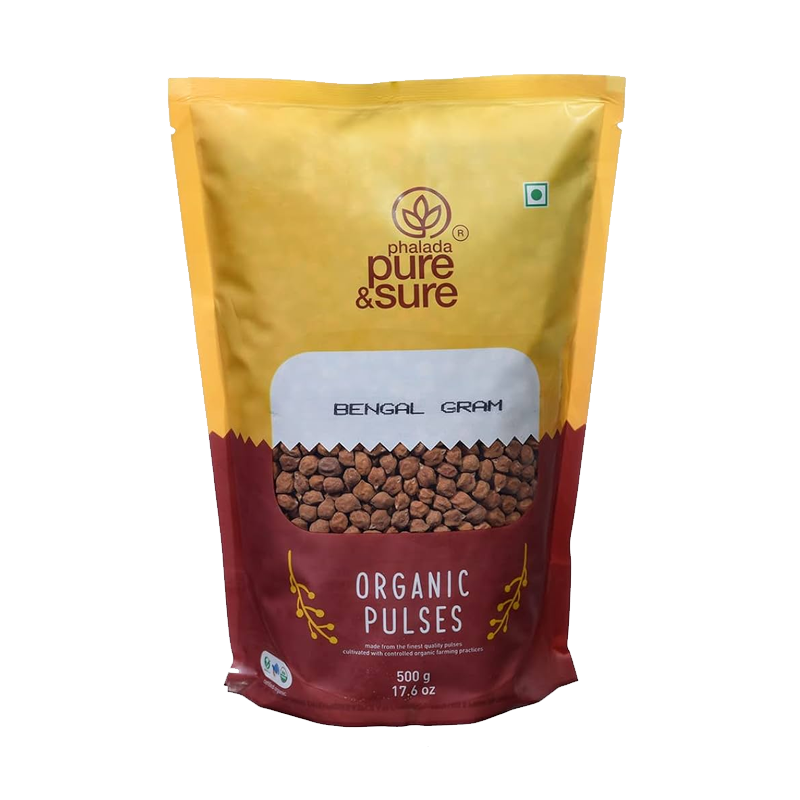 Picture of Pure & Sure Organic Bengal Gram Kala Chana - 500g
