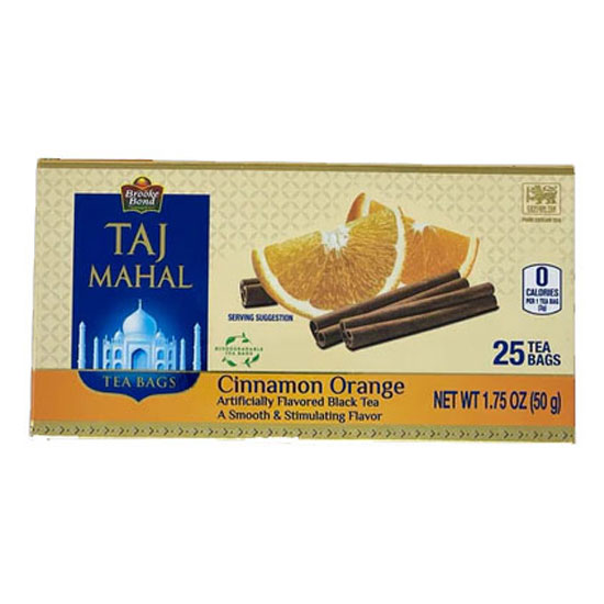 Picture of Brooke Bond Taj Mahal Cinnamon Orange Tea Bags - 50g*25
