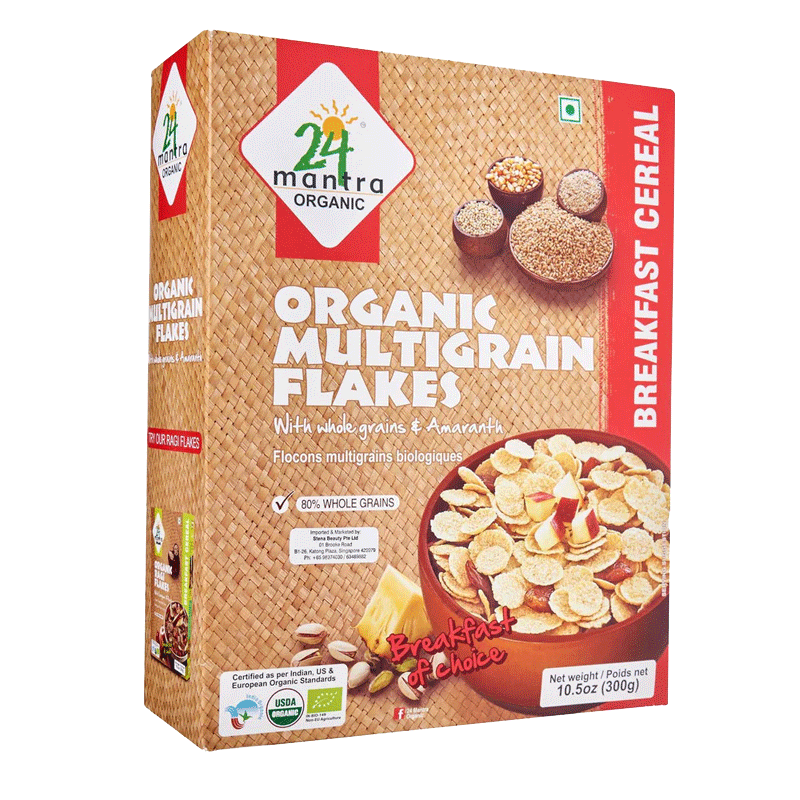 Picture of 24 Mantra Organic Multigrain Flakes Cereals - 300g