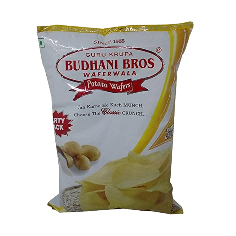 Picture of Budhani Bros Potato Wafer Cream & Onion - 150g