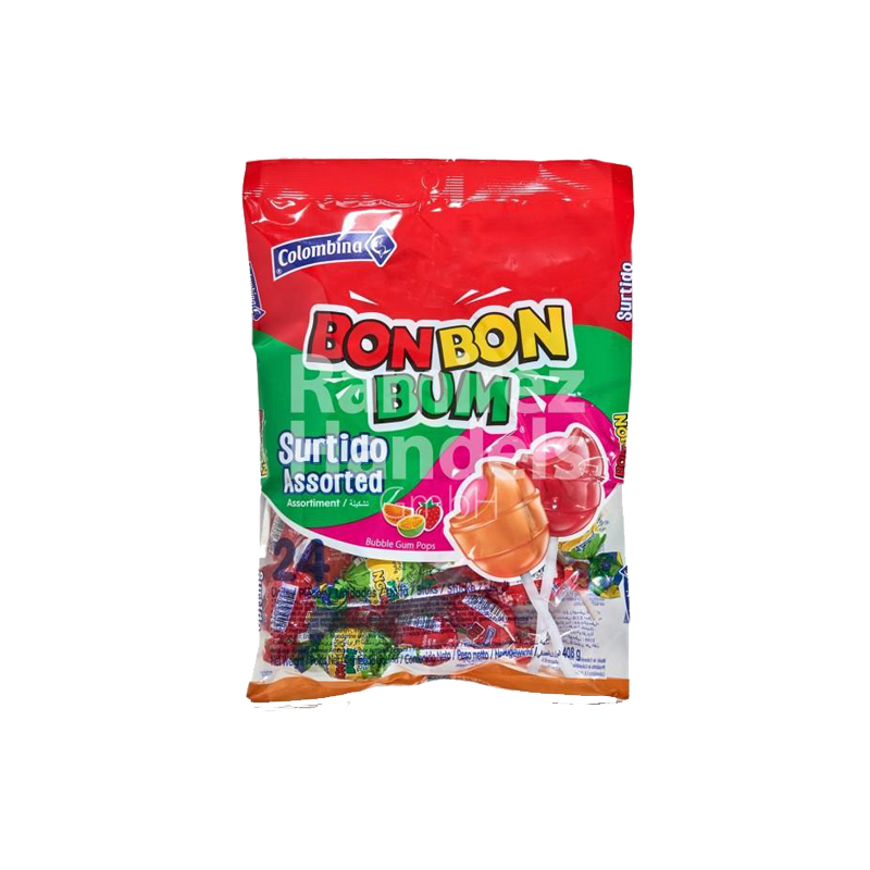 Picture of Colombiana Bon Bon Bum Pops - 408g*24
