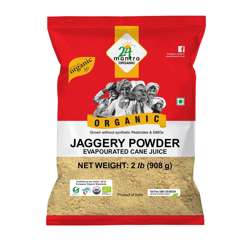 Picture of 24 Mantra Organic Jaggery Powder - 2lb