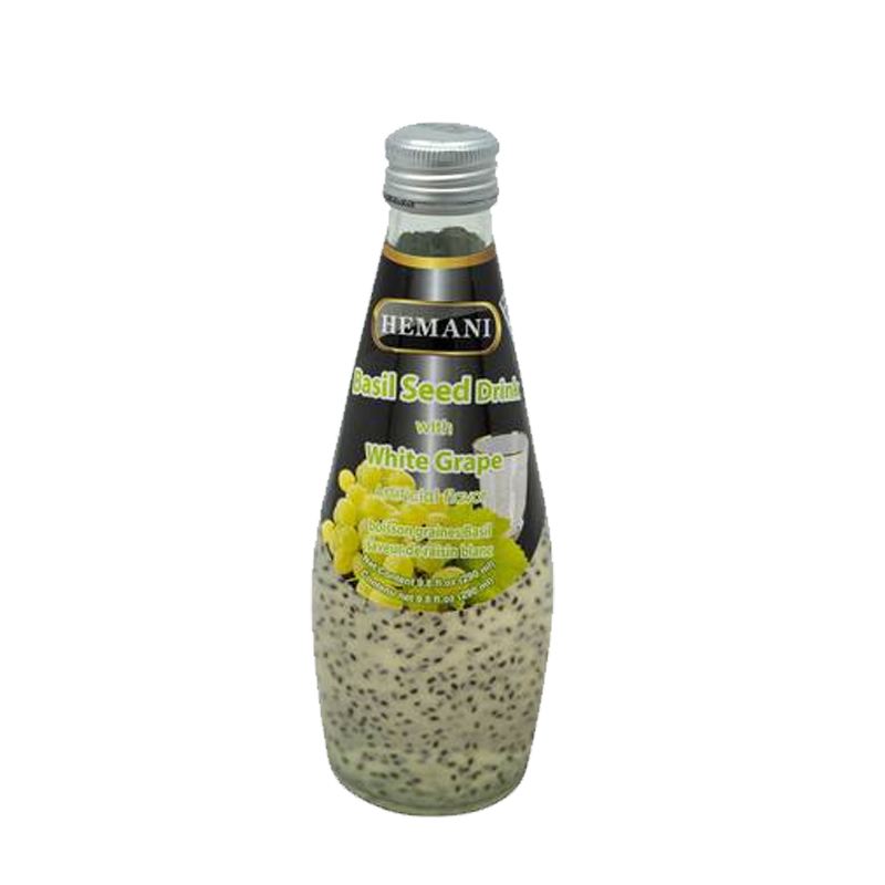 Picture of Hemani Basil Seed Drink White Grape - 300ml