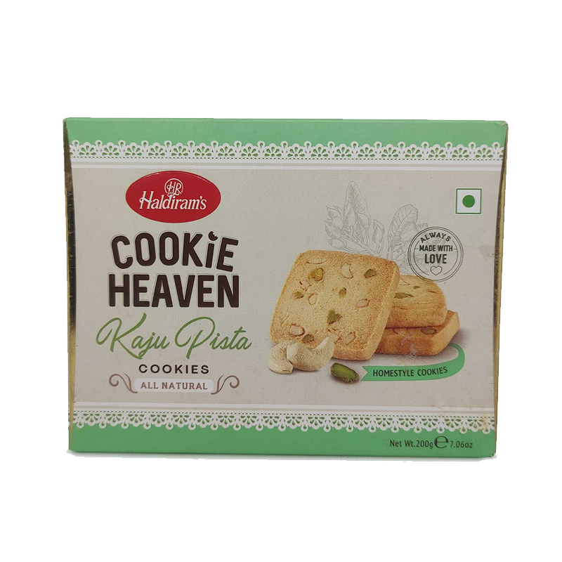 Picture of Haldirams Cookie Heaven Kaju Pista Cookies - 7oz