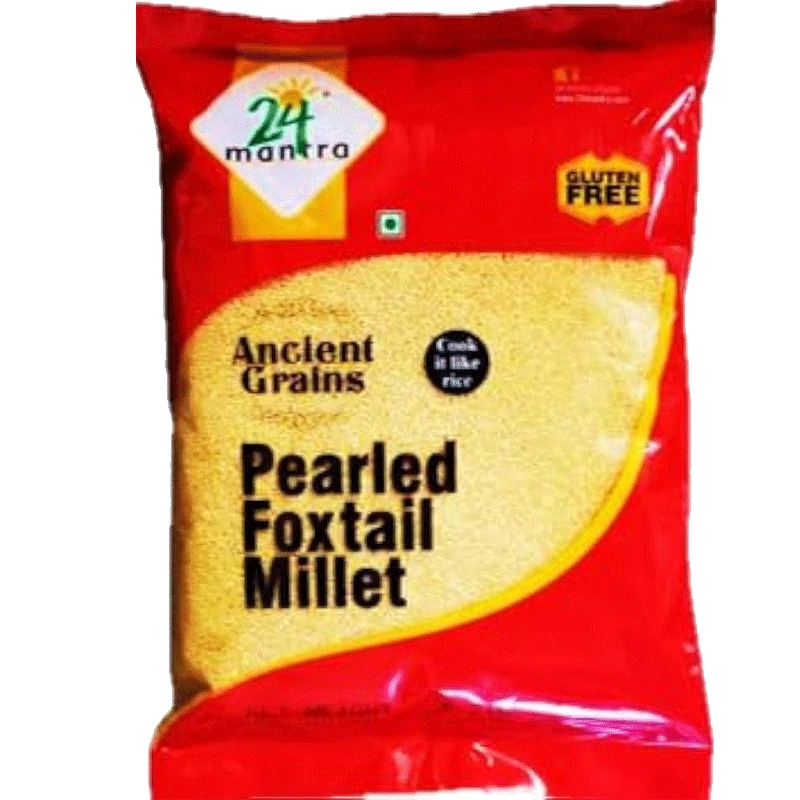 Picture of 24 Mantra Organic Ancient Grains Pearled Foxtail Millet - 1kg