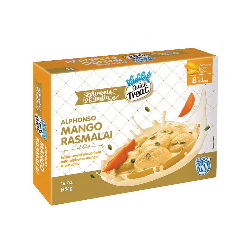Picture of Vadilal Mango Rasmalai FRZ - 1lb