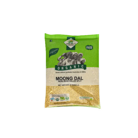 Picture of 24 Mantra Organic Moong Dal Yellow Split - 2Lb