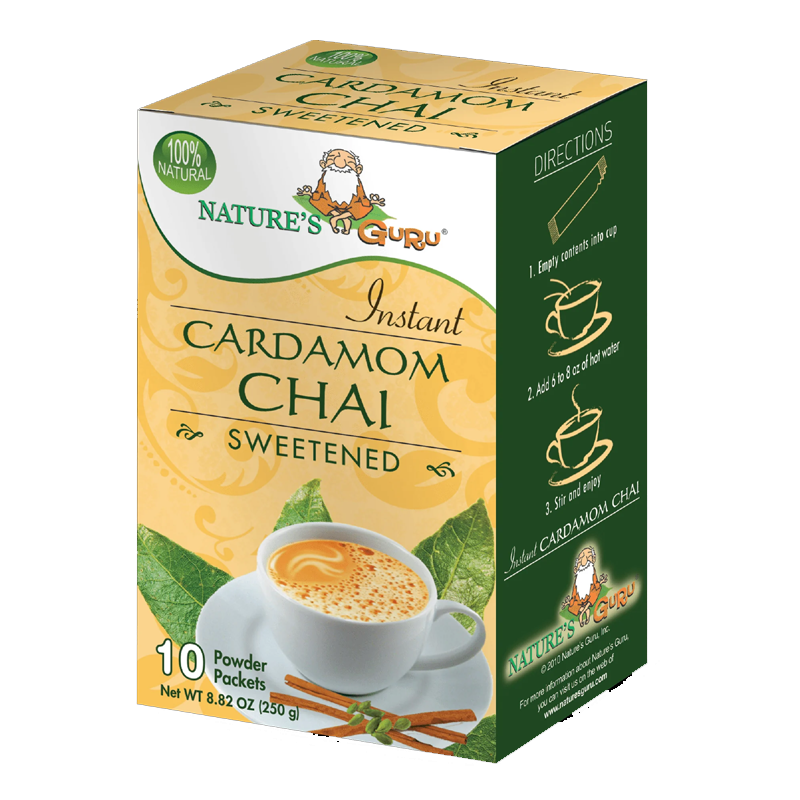 Picture of Natures Guru Instant Cardamom Chai Latte - 250g