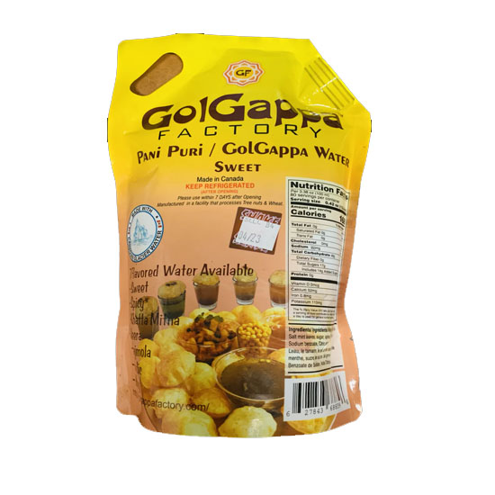 Picture of Golgappa Factory Panipuri / Golgappa Water Sweet -1lt