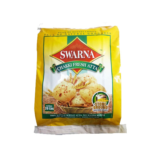 Picture of Swarna Chakki Fresh Atta - 20lb