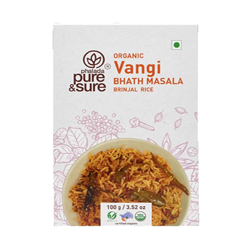 Picture of Pure & Sure Organic Vangi Bhath Masala - 100g