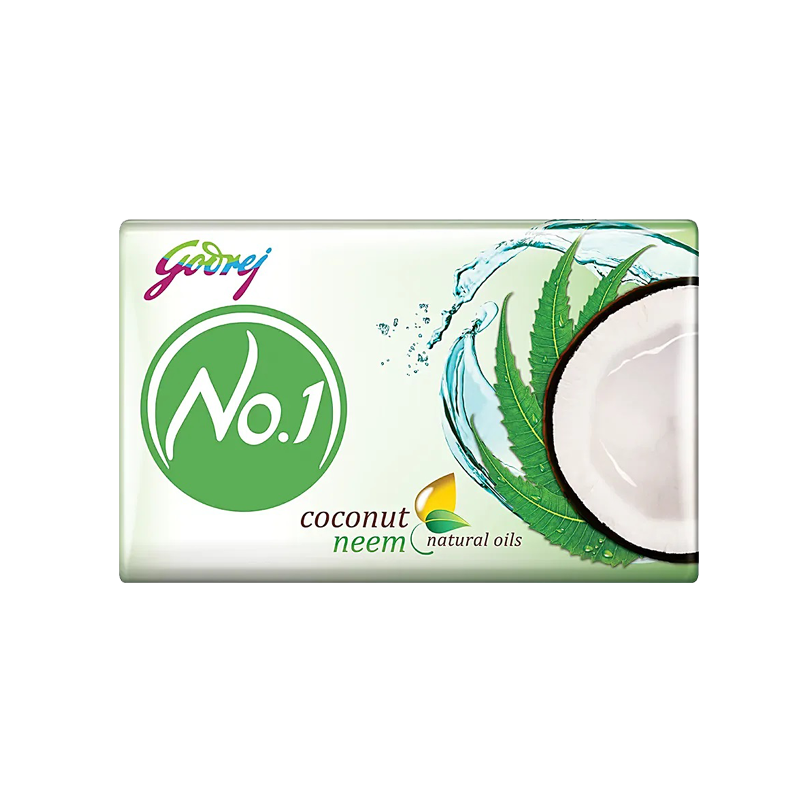 Picture of Godrej No 1 Coconut & Neem Soap 115g