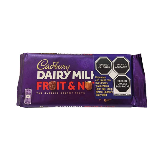 Picture of Cadbury Dairy Milk Fruit & Nut-110g