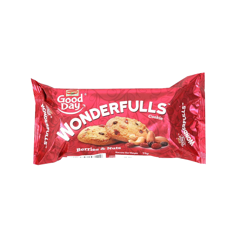 Picture of Britannia Good Day Wonderfull Berries & Nuts Cookies - 75g