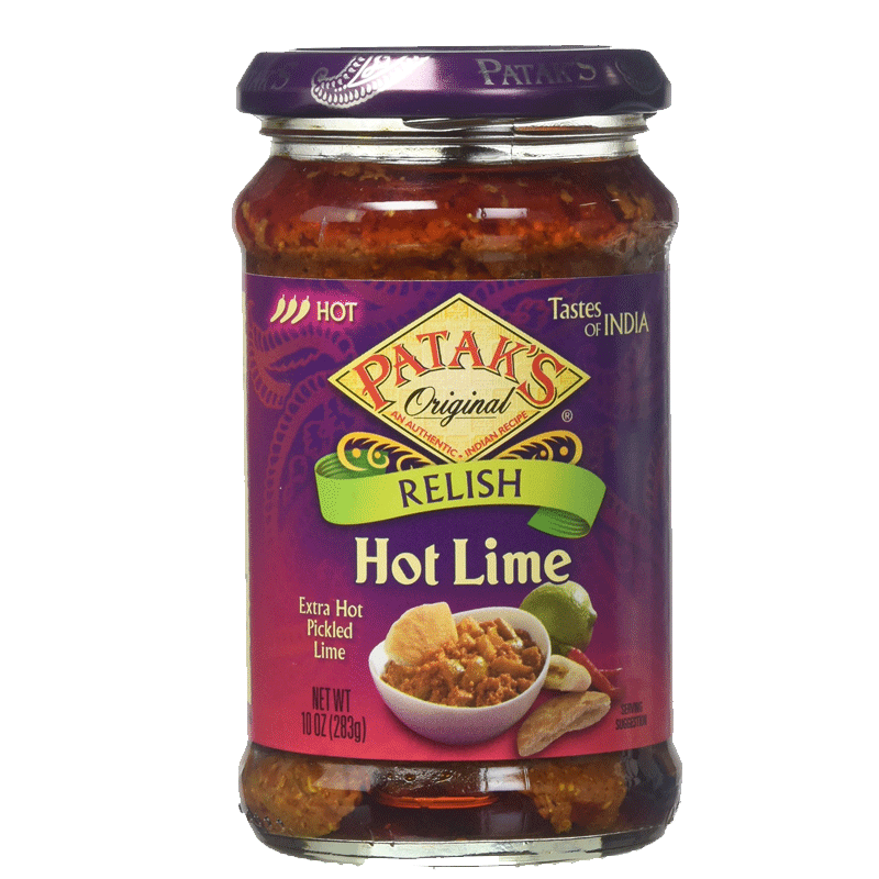 Picture of Pataks Lime Relish Extra Hot - 10oz