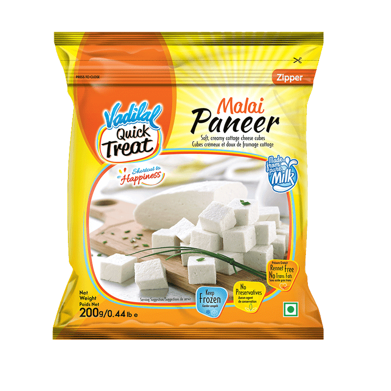 Picture of Vadilal Malai Paneer Cubes FRZ - 100g