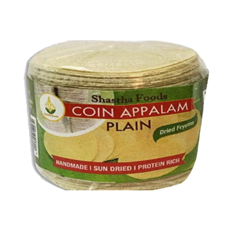 Picture of Shastha Coin Plain Papad - 100g