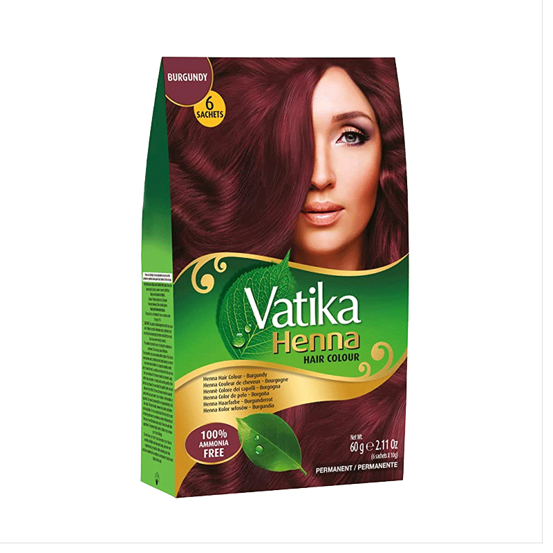 Picture of Vatika Henna Hair Color Burgundy - 60g