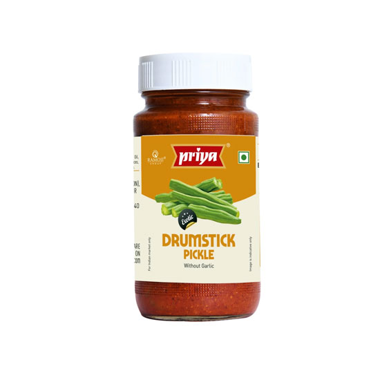 Picture of Priya Drumstick Pickle Without Garlic-300g