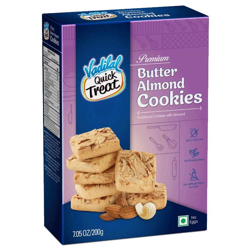Picture of Vadilal Cookies Butter Almond - 200g