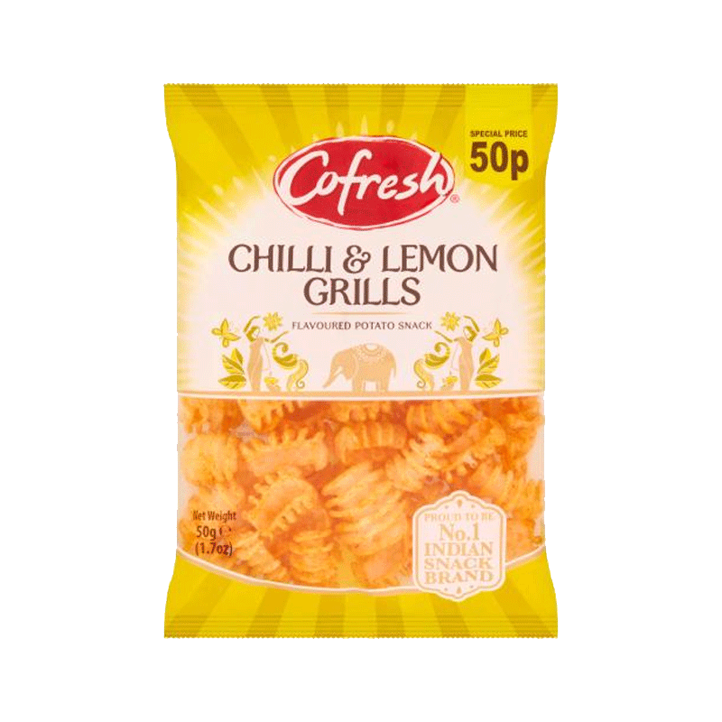 Picture of Cofresh Lentil Chips Chilli & Lemon - 113g