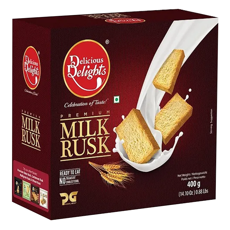 Picture of Delicious Delight Premium Milk Rusk - 400g