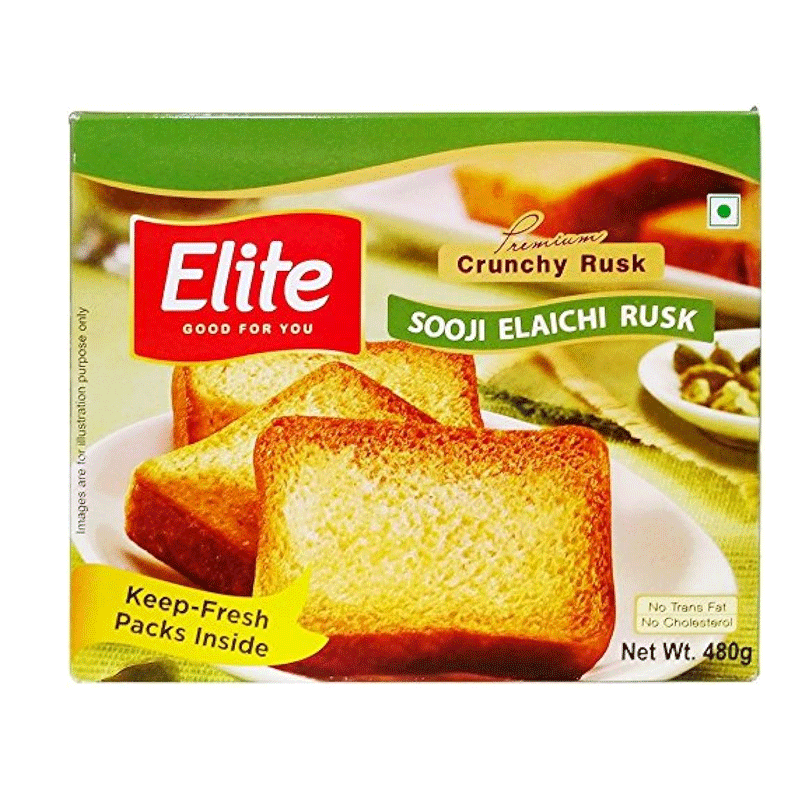 Picture of Elite Sooji Elaichi Rusk - 480g