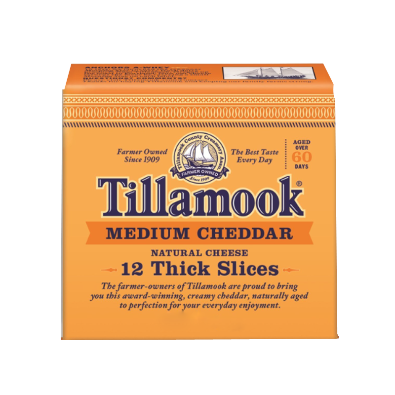 Picture of Tillamook Medium Cheddar Cheese - 8oz